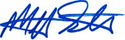 Matt Smith's signature
